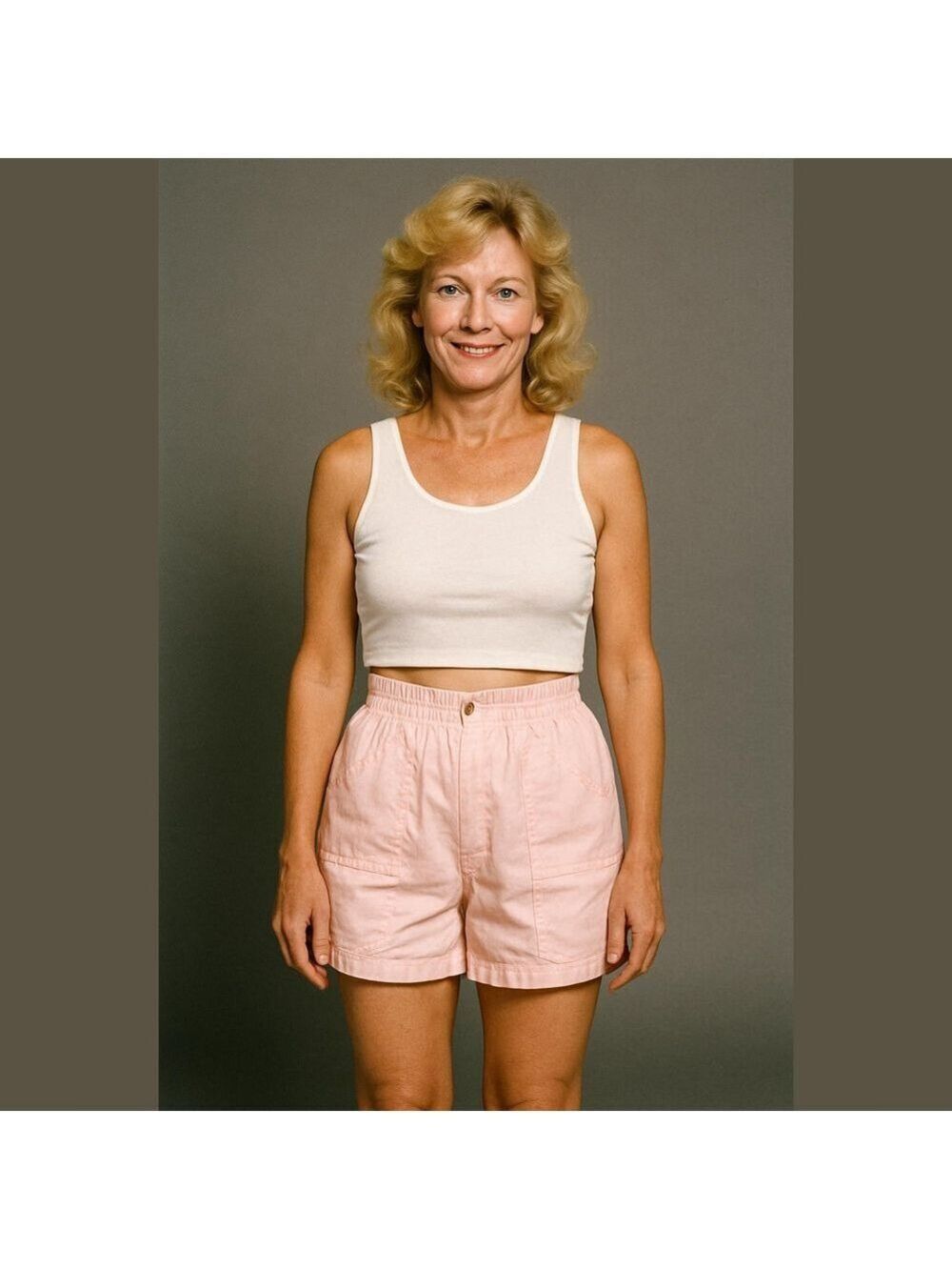 Maggie Lawrence Sport Baby Pink Vintage Shorts Size Large